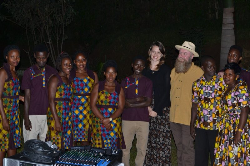 The early Living Music Foundation team with Troy and Elsa of GoAbroad Foundation