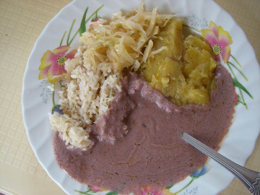 Peanut Sauce on plate