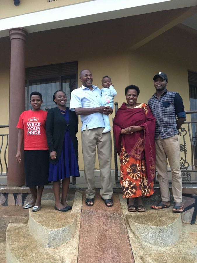 Happy Ugandan Family